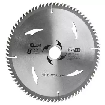 Диск циркулярной пилы твердосплавный для резки дерева ДСП фанеры деревообработка 8 дюймов 80 зубьев