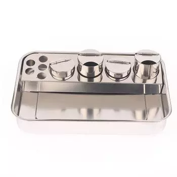 Диск для дезинфекции зубов из нержавеющей стали, лоток для стоматологической лаборатории, ящик для хранения инструментов для перевязочных материалов