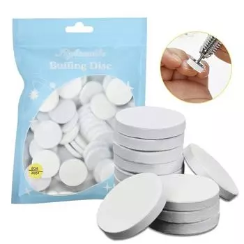 Диск для полировки ногтей, самоклеящаяся сменная наждачная бумага, полировальный круг, шлифовальные подушечки, инструмент для полировки педикюра, диск 20/25 мм A