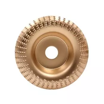 Диск для резьбы по дереву для угловой шлифовальной машины 4 или 4 1/2 дюйма с оправкой 0,63/0,87 дюйма One Size