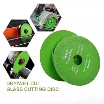 Диск для резки стекла 100/125 мм, алмазное лезвие для пайки, режущее лезвие для керамической плитки, шлифовальное лезвие для резки винных бутылок, инструменты 1 PCS