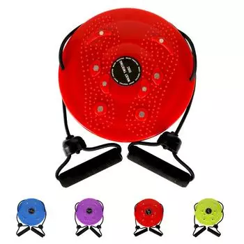 Диск для скручивания талии, магнитный массаж ног для похудения, зернистая педаль с выступами большой площади, педаль для талии Twistin Purple