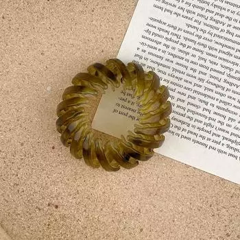 Disk Hair Bird Nest Hair Clip for Women Ponytail Buckle Velvet hair Claw Fashion Girls ball head Hair Clamp