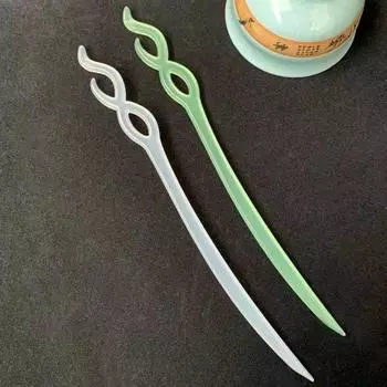 Disk Hair Chinese Style Hanfu Ladies Acetate Cross Hairpins Hair Fork Hair Sticks Hair Accessories B