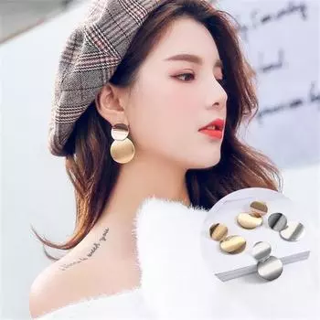 Диск полые богемные деревянные женские винтажные круглые висячие длинные серьги-гвоздики с кисточками ювелирные изделия подарки на свадьбу золотой