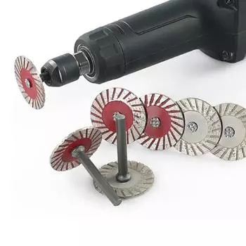 Диск с оправкой для резки дерева, металла, камня, гранита, мрамора, 1 шт. 3# 6 мм 1#