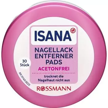 Диски для снятия лака Rothman ISANA без ацетона 30 шт.