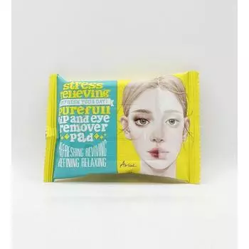 Диски для снятия стресса Arial Purefull Lip & Eye Remover Pads 30 листов
