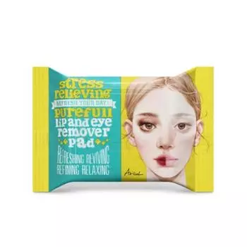 Диски для снятия стресса Arial Purefull Lip & Eye Remover 30 шт, 55 г, 3 шт.