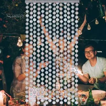 Диско-шар самоклеющийся серебристый цвет блестящий фон для вечеринки на стене из бисера занавеска для вечеринки 200x100 см блестящая мишура занавес фон декор серебряный