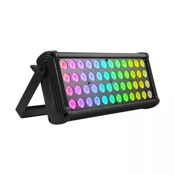 Диско Свет Сценический Свет Заливочный Свет 80Вт 48шт LED RGB DJ Свет Сценическое Освещение DMX Управление Полоса Заливочный Свет Настенный Светильник Авто Воспроизведение Активация Звуком для чёрный