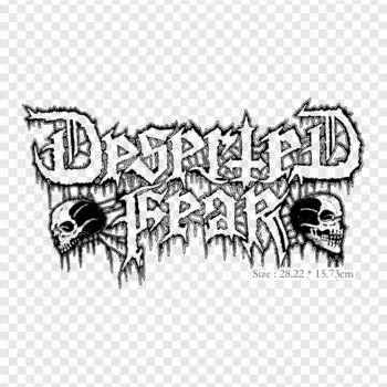 Дискография Deserted Fear Музыка Deserted Fear Утюг на теплопередаче Печать Виниловые нашивки Наклейка для одежды DIY Аппликации Моющиеся нашивки