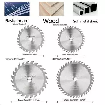 Дисковая пила 40T для угловой шлифовальной машины с твердосплавными напайками