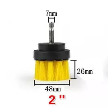 Дисковая щетка для электрической дрели Щетка для чистки кухни Щетка для электрической дрели Щетка для чистки ковров 2 inches