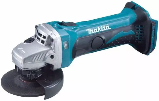 Дисковая шлифовальная машина Makita 18 В 100 мм с переключателем типа Slide, зарядное устройство продается отдельно GA402DZ