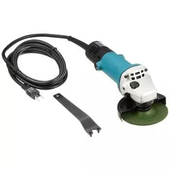 Дисковая шлифовальная машина Makita для переменного тока 100 мм, низкоскоростная, с высоким крутящим моментом, с тормозом, максимальная выходная мощность 880 Вт 9533BLA