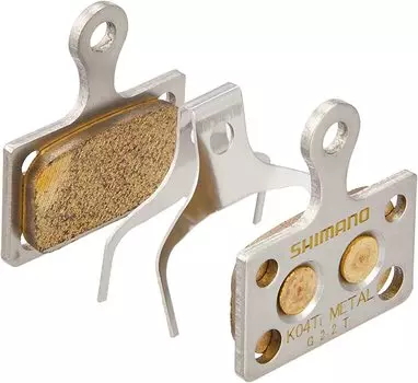 Дисковая тормозная колодка SHIMANO K04TI Металлическая титановая задняя пластина