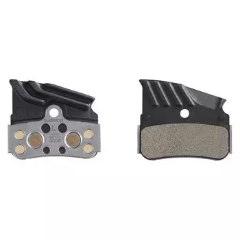 Дисковые тормозные колодки SHIMANO N04 Металл с ребрами