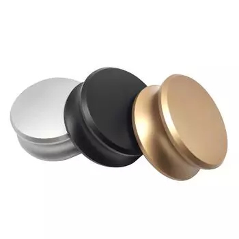 Дисковый сбалансированный зажим Материал алюминиевого сплава LP Виниловые проигрыватели Металлический дисковый стабилизатор Вес записи чёрный