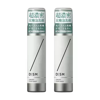 Dism Creamy Foam Wash x 2 Set Face Wash Пена для умывания лица унисекс 120 г мес. Мужская Женская (приблизительно. 1,5 поставка)