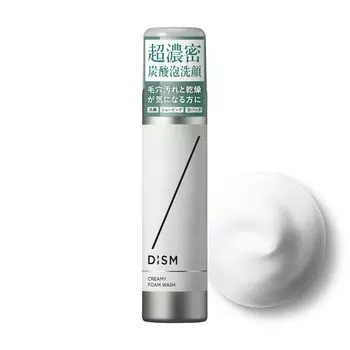 DISM Dism Creamy Foam Wash Пена для умывания лица Пена для умывания лица Содержит ниацинамид Унисекс 120 г Запас на 2 месяца Для мужчин 5% Для женщин Прибл.