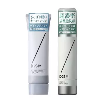Dism Gel Light Creamy Foam Wash Set Face Wash Unisex All-in-One [Освежающий тип] + Мужской Женский