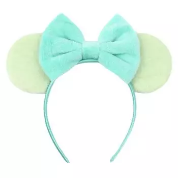 Дисней Микки 3,3 Бархатные Ушки Ободок Для Девочек Мягкий Бант Повязка На Голову Хэллоуин Фестиваль Вечеринка Рождество DIY Аксессуары для Волос
