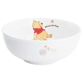 Дисней Миска для риса Миска для рамена Подходит для микроволновой печи и посудомоечной машины Посуда Разные товары Посуда Товары с персонажами Сделано в Японии 116124 Винни белый