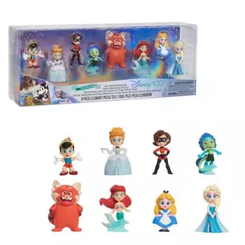 Disney 100 Years of Epic Limited Edition 8 фигурок Just Play Toys для детей от 3 лет и старше Трансформация, набор,