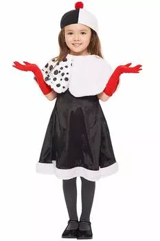Disney 101 Dalmatians Круэлла Детский костюм для девочек рост 120см-140см