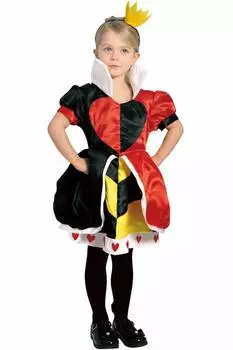 Disney Alice in Wonderland Queen of Hearts Kids Costume Girls 120cm-140cm