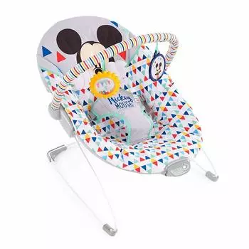 Disney baby Mickey Mouse Happy Triangle Bouncer 0 months by Kids II ~ (11896) светло-синий