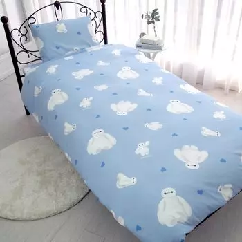 Disney Baymax Пододеяльник 3 шт. Комплект наволочек простыня пододеяльник одинарный Baymax Персонаж SD-22-142-34