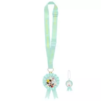 Disney Birthday Rosette Mickey Birthday MY HAPPIEST Birthday Goods Мини-розетка с ремешком N Neck Disney Resort ДЕНЬ РОЖДЕНИЯ!