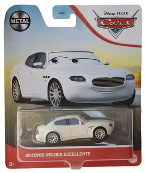 Disney Cars Antonio Veloce масштаб Eccellente, [Белый] 155