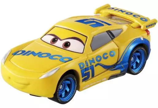 Disney Cars Томика Круз Рамирес Гонки C-47 (Тип ДИНОКО) жёлтый