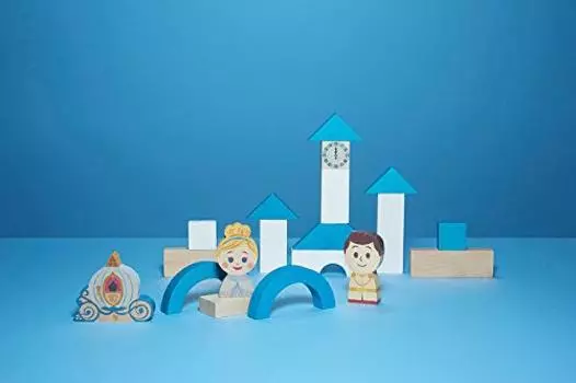 Disney Cinderella Disney Kidia Tsumiki Block деревянная игрушка развивающая игрушка для детей мальчиков девочек принцесса подарок TYKD00302 KIDEA&BLOCK