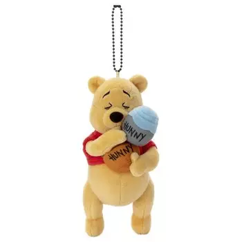 Disney Disney Character Funny Face Ball Chain Mascot Winnie the Pooh H Plush Toy Height 15cm Approx.