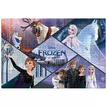 Disney Frozen 2 Running Elsa 88-Piece Board Puzzle, корейские популярные головоломки