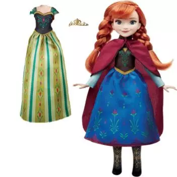 Disney Frozen Royal Friends Кукла Платье Изменение Анна