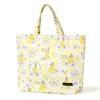 Disney gachi со стеганой сумкой для уроков для девочек, сумка для девочек, сумка-тоут, большая сумка через плечо, Belle, Красавица и чудовище, Bell Princess