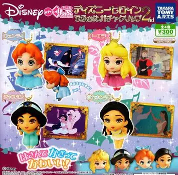 Disney Heroine Deformed Gacha Clip 2-й набор типов [4 (полный полный)]