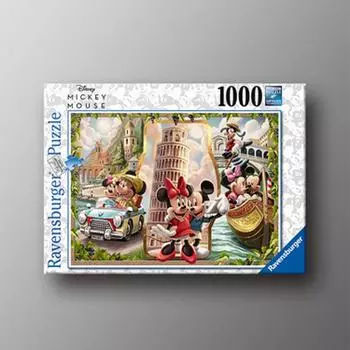 Disney Mickey and Minnie s Vacation 1000 Piece Ravensburger Jigsaw Puzzle, популярная корейская настольная игра