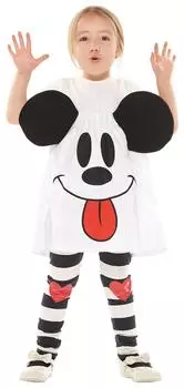 Disney Mickey Ghost Skirt Kids Costume Girls Length 40cm