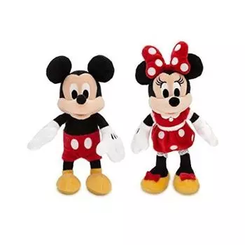 Disney Mickey & Minnie Мини-размер плюшевая игрушка парный набор 23,5 см красный 2018 [Параллельный импорт]