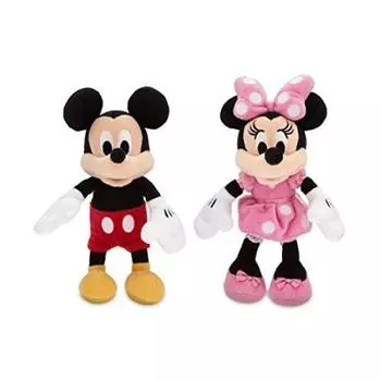 Disney Mickey Minnie Миниатюрный набор плюшевых игрушек розовый 2018 и 23,5 см [Товар] розовый