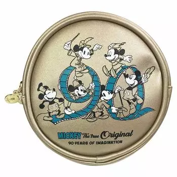 Disney Mickey Mouse 90 YEARS OF MUGIC Синтетическая кожа Круглая пленка для мешочка APDSY3798