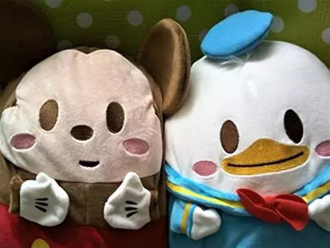 Disney Mickey Mouse Donald Duck Mickey Donald Special Chubby Chewy Plush Toy Friendly Set Chewy &