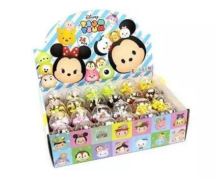 Disney милый ластик gacha Tsum Tsum штук за (24 окна)