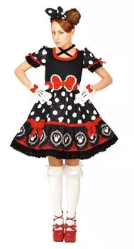 Disney Minnie Gothic Costume Black Women s 155cm-165cm